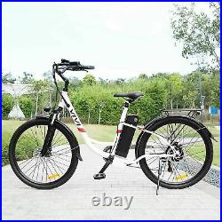 New! 350W 26 Electric Mountain Bike Commuter Bicycle with Li-Battery Ebike New