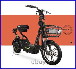 New Electric Bike 48V Battery Capacity 220W Motor Power Twist Throttle E-Bike