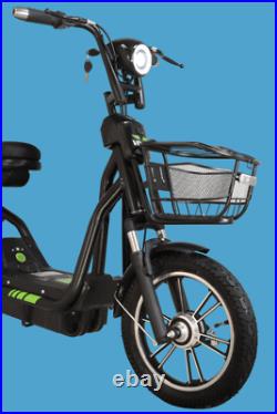 New Electric Bike 48V Battery Capacity 220W Motor Power Twist Throttle E-Bike