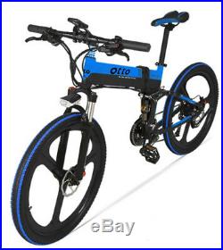 OTTO Electric Mountain Bike Ebike XT700 Plus 27 Speed LCD Screen Foldable 36V
