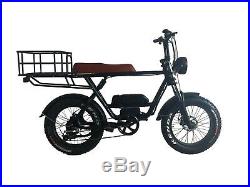 Our fabulous Double Seated FatTyre 20 E Bike, With 1000with48v smart Controller
