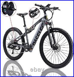 PASELEC Electric Mountain Bike 27.5'' Bicycle ebike with 750 W Peak BaFang Motor