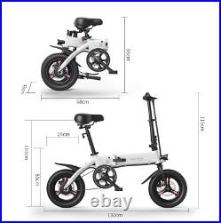 Pro BeginOne Adult Mini Folding Electric Bike E-BIKE 25km/h 36V 12.8AH