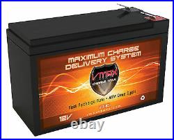QTY4 VMAX63 12V 10AH AGM SLA FRESH Battery for 48V Electric Motor E-Bike Bicycle