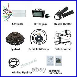 RENEW 26 Rear Wheel Electric Bicycle Motor Conversion Kit 48V 1000W EBike withLCD