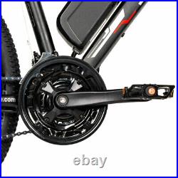 SAMEBIKE 26 Electric Commuting Mountain Bike Bicycle Smart Moped E-Bike Black