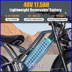 SMARTRAVEL ELECTRIC BIKE for Adults 1200W 17.5Ah 28+MPH 7 Speed e bike US