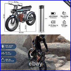 SMARTRAVEL Electric Bicycle 32MPH 1200W 48V/20Ah Commuter Off-road & All-Terrain