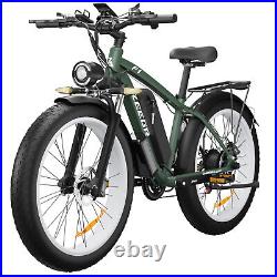 SMLRO 1000w Fat Tire Electric Bike Ebikes for Adults 48V 16AH Battery