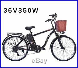 SOHOO 36V350W10A 26 Electric Bicycle City E-Bike Mountain Bike Beach Cruiser