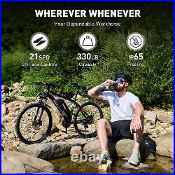 Secondhand Electric Bicycle 21Speed 350W 26Mountain eBike Road Bike 48V Battery