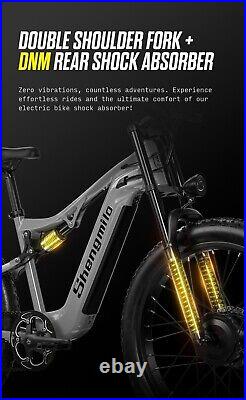Shengmilo 26 Electric Bike Aldult Mountain Ebike 2000W 48V Fat Bike Full shock