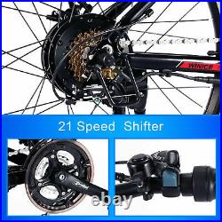 Shimano 26 Electric Bike Mountain-Bicycle EBike 12.5Ah Lithium-Ion Battery NEW