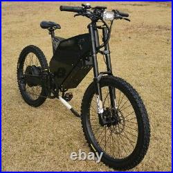 Stealth Bomber Electric Mountain EBike 72V 8000W full suspension best 2021 60MPH