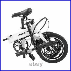 SwagCycle EB-5 E-Bike Folding Lightweight with Lithium Ion Battery & Pedals 250W