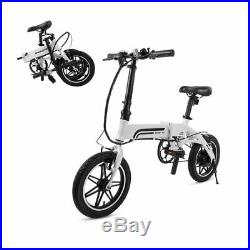 SwagCycle EB-5 Lightweight Aluminum Folding E-Bike Pedal Power Assist 36V Li-Ion