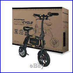 SwagCycle Fast Folding Electric Bicycle Aluminum e-Bike Motorbike Li-ion Battery