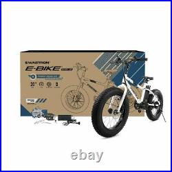 Swagtron EB-6 20 Electric Bike 7 speed 350W Motor Fat Tire Mountain City E-Bike