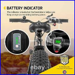 Swagtron EB-6 Mountain E-Bike Power Assist Removable 36V Lithium Ion Battery
