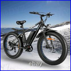 UA-500W-26 48V-Tire Electric Bike Mountain Bicycle Snow Beach City Ebike-Sell/