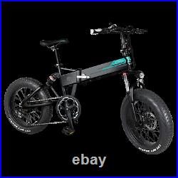 UK/EU Stock FIIDO M1 Electric Folding Bike 20 in Moped Fat Tyre Mountain E-Bike