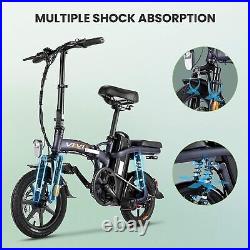 VIVI 14 Folding Electric Bicycle Ebike 20Mph 48V/20Ah Removable Lithium Battery