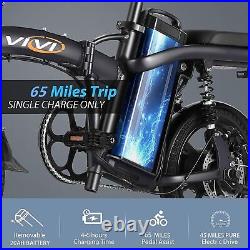 VIVI 14 Folding Electric Bicycle Ebike 20Mph 48V/20Ah Removable Lithium Battery