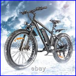 VIVI 26'' Electric Bike City Ebike Adults Commuter Bicycle Shimano 7-Speed 500W