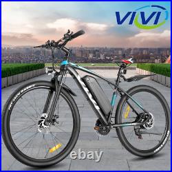 VIVI Electric Bike, 27.5 E-Mountain Bicycle Adults 500W 48V 10.4Ah eBike SALE