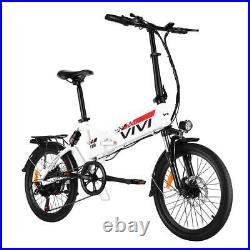 VIVI Electric Bike Folding Electric Bicycle 350W Folding Ebike for Adults 7Speed