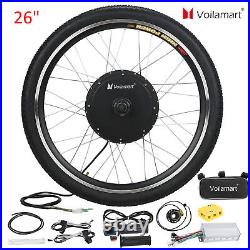 Voilamart 26 1500W 48V Electric Bicycle Ebike Motor Conversion Kit Front Wheel
