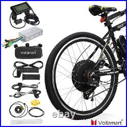 Voilamart 26 1500W Electric Bicycle Motor Conversion Kit Rear Wheel EBike withLCD