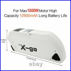 X-go 48V 13Ah 1000W SHARK Electric Bicycle E-bike Downtube Lithium Battery Pack