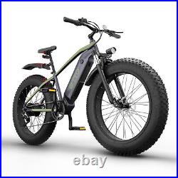 YYG Electric Bike 1200W Hub Motor 26 inc Fat Tire Ebike Removable Lithium Batter