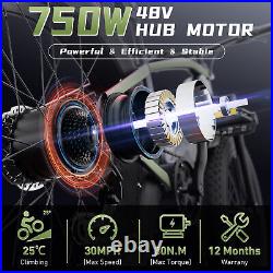 YYG Electric Bike 1200W Hub Motor 26 inc Fat Tire Ebike Removable Lithium Batter